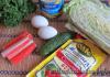 Салат с капустой и кукурузой: рецепты приготовления оригинальных холодных закусок Крабовые палочки капуста огурец