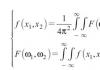 Two-dimensional Fourier transform