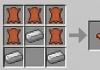 How to make a saddle in Minecraft version 1