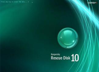 Creating a bootable USB flash drive with Kaspersky Rescue Disk