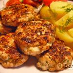 Chicken breast cutlets - juicy, soft and fluffy